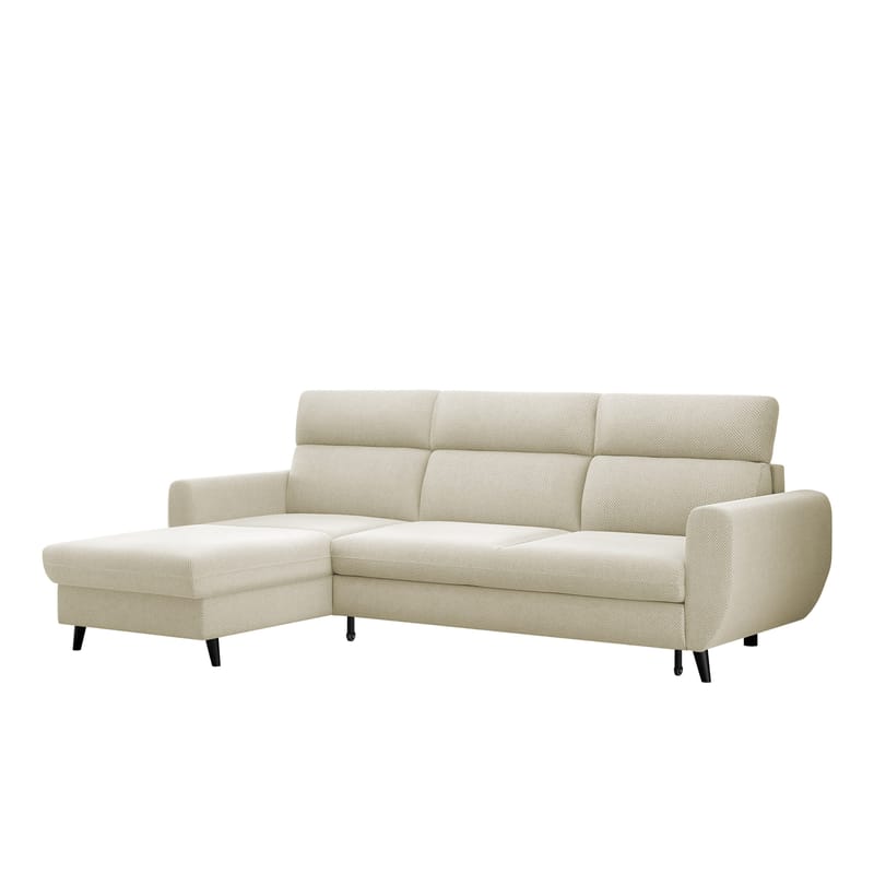Vylon 3-sits Bäddsoffa med divan, beige