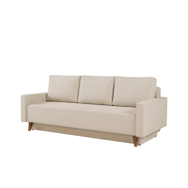 Waldsten 3-sits Bäddsoffa, Beige