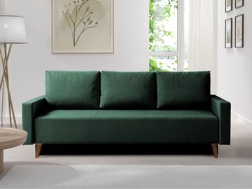 Waldsten 3-sits Bäddsoffa - Mörkgrön - Möbler - Soffa - Bäddsoffa - 3 sits bäddsoffa