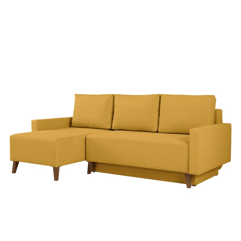 Waldsten 3-sits Bäddsoffa med Divan, Gul
