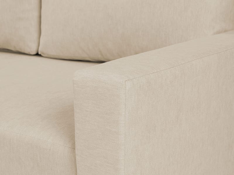 Waldsten 3-sits Bäddsoffa med Divan - Gul - Möbler - Soffa - Bäddsoffa - Hörnbäddsoffa