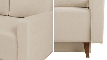 Waldsten 3-sits Bäddsoffa med Divan - Svart - Möbler - Soffa - Bäddsoffa - Hörnbäddsoffa