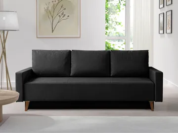 Waldsten 3-sits Bäddsoffa - Svart - Möbler - Soffa - Bäddsoffa - 3 sits bäddsoffa