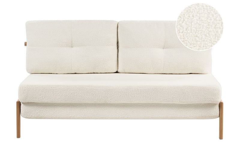 Wigwig Bäddsoffa 2-sits - Vit/Ljust trä - Möbler - Soffa - Bäddsoffa - 2 sits bäddsoffa