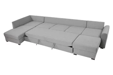 Wilma Hörnsoffa Vänster - Grå/Vit - Möbler - Soffa - Bäddsoffa - Bäddsoffa längsbäddad