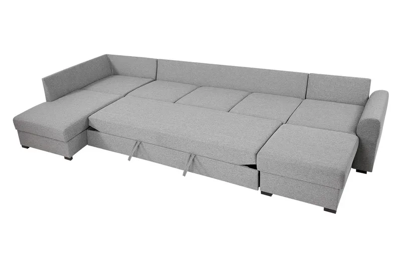 Wilma Hörnsoffa Vänster - Grå/Vit - Möbler - Soffa - Bäddsoffa - Bäddsoffa längsbäddad