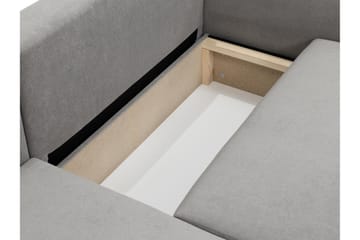 Wymer Bäddsoffa m. Divan 2-sits - Grå - Möbler - Soffa - Bäddsoffa - Bäddsoffa divan