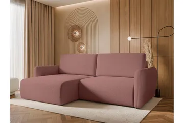 Wymer Bäddsoffa m. Divan 2-sits - Rosa - Möbler - Soffa - Bäddsoffa - Bäddsoffa divan