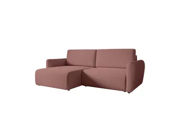 Wymer Bäddsoffa m. Divan 2-sits - Rosa - Möbler - Soffa - Bäddsoffa - Bäddsoffa divan