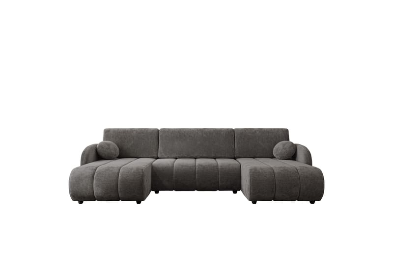 Zarania Bäddsoffa Dubbeldivan 3-sits - Grå - Möbler - Soffa - Bäddsoffa - U bäddsoffa