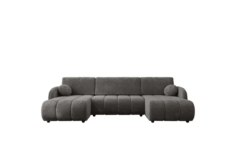 Zarania Bäddsoffa Dubbeldivan 3-sits, Grå