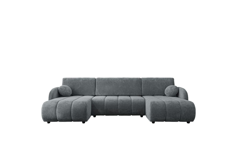 Zarania Bäddsoffa Dubbeldivan 3-sits - Svart - Möbler - Soffa - Bäddsoffa - U bäddsoffa