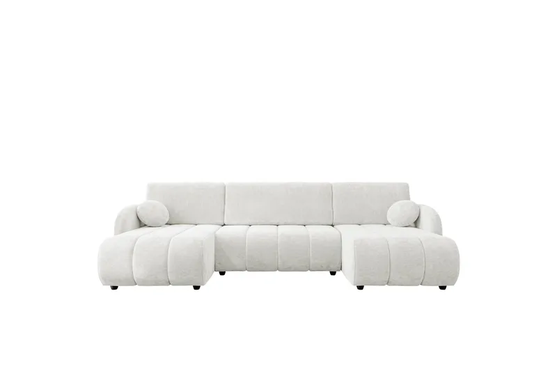 Zarania Bäddsoffa Dubbeldivan 3-sits, Vit