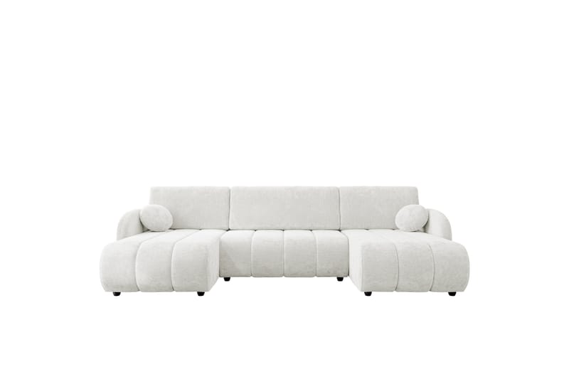 Zarania Bäddsoffa Dubbeldivan 3-sits - Vit - Möbler - Soffa - Bäddsoffa - U bäddsoffa