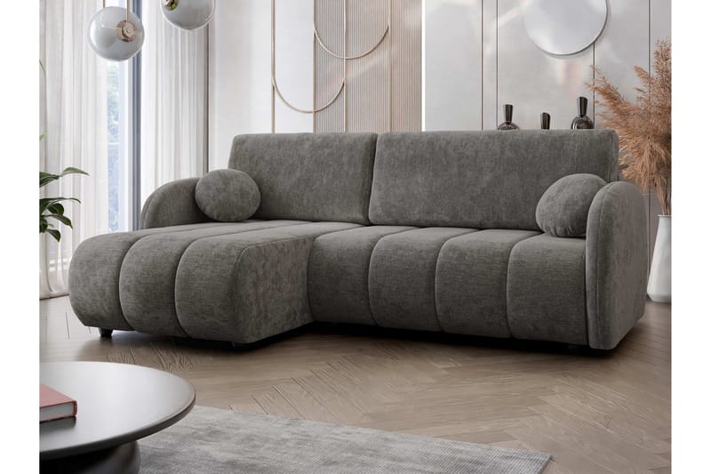 Zarania Bäddsoffa m. Divan 3-sits - Grå - Möbler - Soffa - Bäddsoffa - Bäddsoffa divan