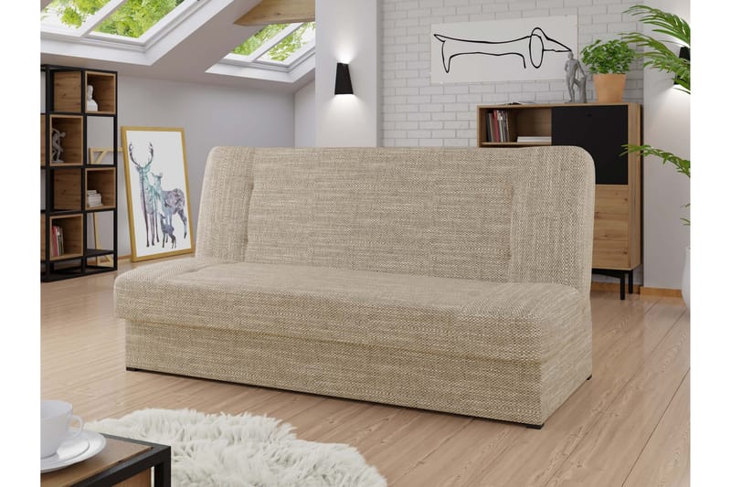 Zelka Bäddsoffa 2-sits - Beige - Möbler - Soffa - Bäddsoffa - 2 sits bäddsoffa