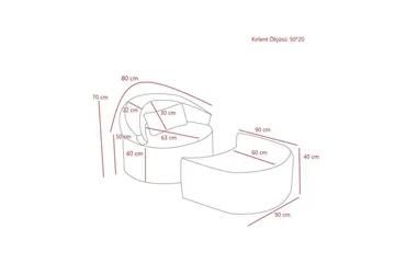 Zevon Bäddfåtölj - Antracit - Möbler - Soffa - Bäddsoffa - Framåtbäddad bäddsoffa