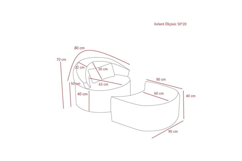 Zevon Bäddfåtölj - Antracit - Möbler - Soffa - Bäddsoffa - Framåtbäddad bäddsoffa
