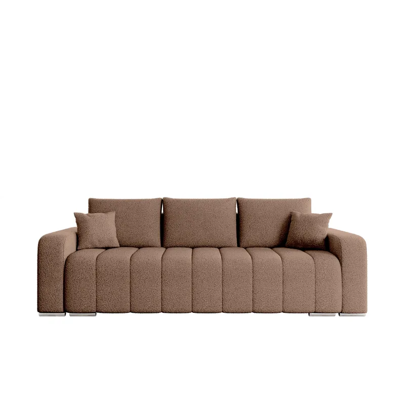 Zulueta 3-sits Bäddsoffa, brun