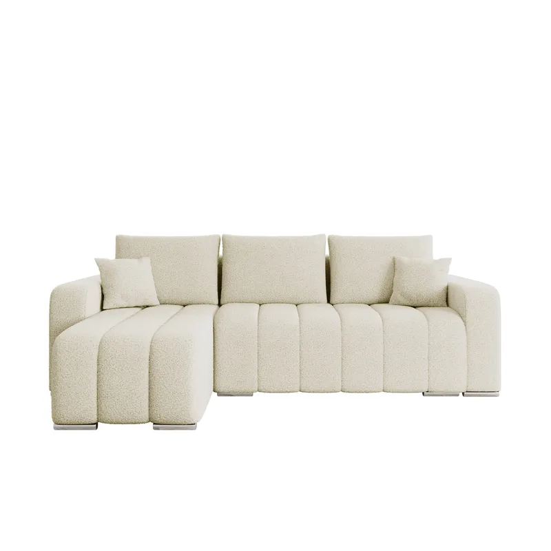Zulueta 3-sits Bäddsoffa med divan, Lambi 08 (beige)