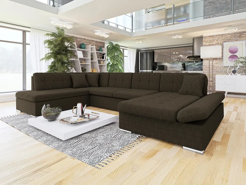 Zumar 5-sits U-Bäddsoffa med förvaring - Möbler - Soffa - Bäddsoffa - Hörnbäddsoffa