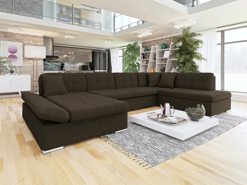 Zumar 5-sits U-Bäddsoffa med förvaring - Möbler - Soffa - Bäddsoffa - Hörnbäddsoffa