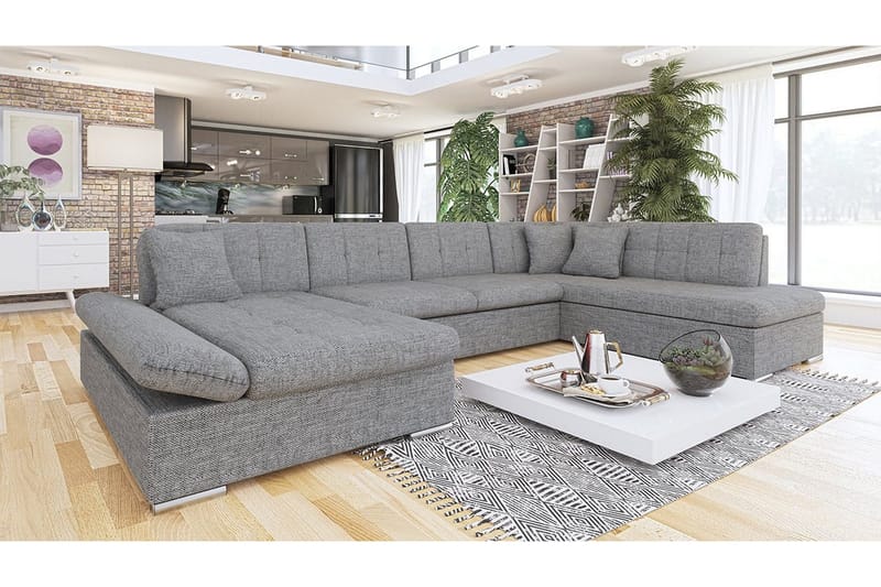 Zumar Bäddsoffa - Grå - Möbler - Soffa - Bäddsoffa - Bäddsoffa längsbäddad