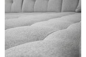 Zumar Bäddsoffa med Divan och Schäslong 4-sits i Konstläder - Vit/Grå - Möbler - Soffa - Bäddsoffa - Bäddsoffa divan