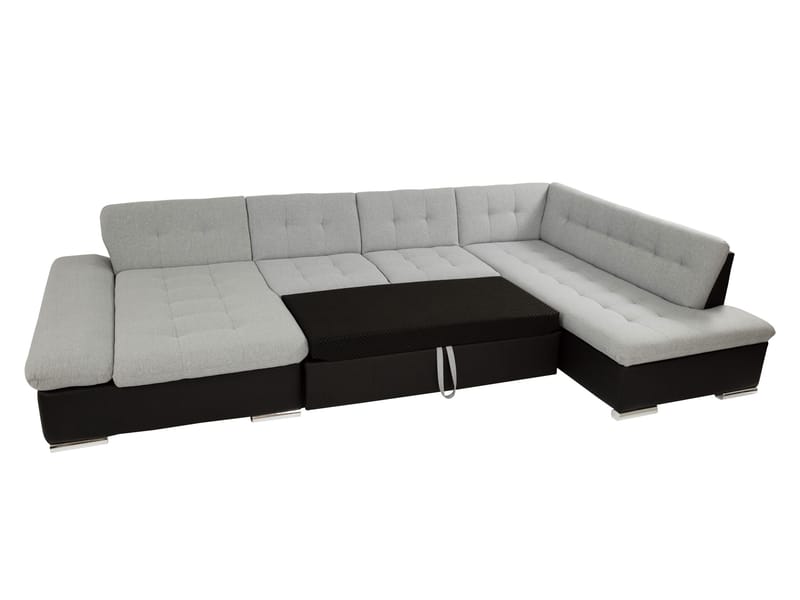 Zumar Bäddsoffa med Divan och Schäslong 5-sits - Brun - Möbler - Soffa - Bäddsoffa - Bäddsoffa divan