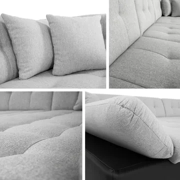 Zumar Bäddsoffa med Divan och Schäslong 5-sits - Brun - Möbler - Soffa - Bäddsoffa - Bäddsoffa divan