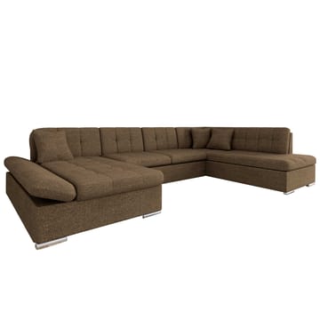 Zumar Bäddsoffa med Divan och Schäslong 5-sits - Brun - Möbler - Soffa - Bäddsoffa - Bäddsoffa divan