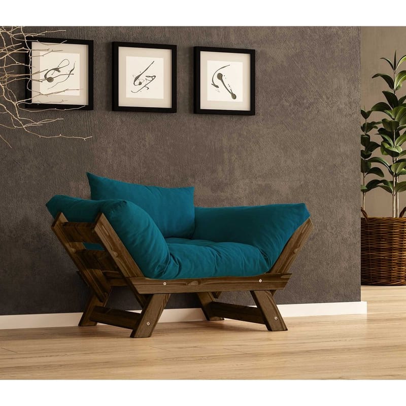 Zylar 2-sits Bäddsoffa - Blå - Möbler - Soffa - Bäddsoffa - 2 sits bäddsoffa