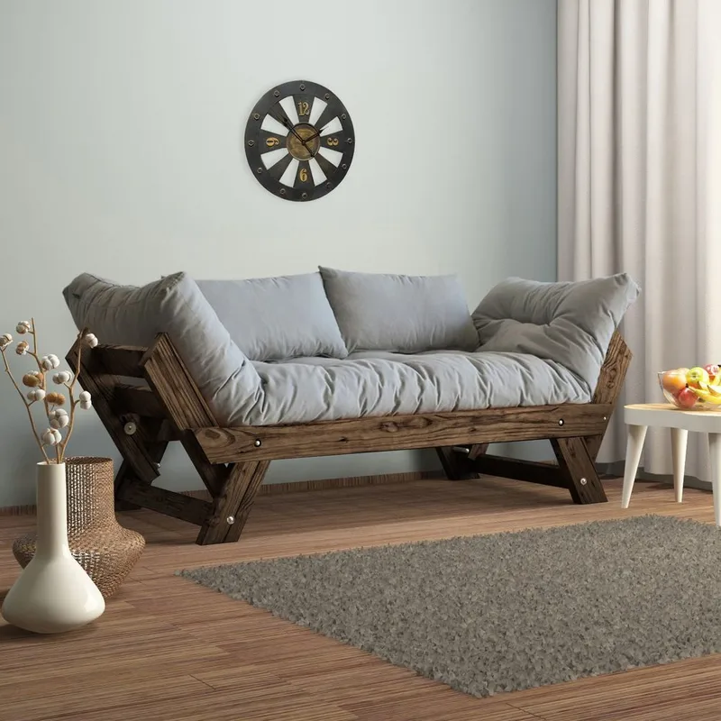 Zylar 2-sits Bäddsoffa, Grå