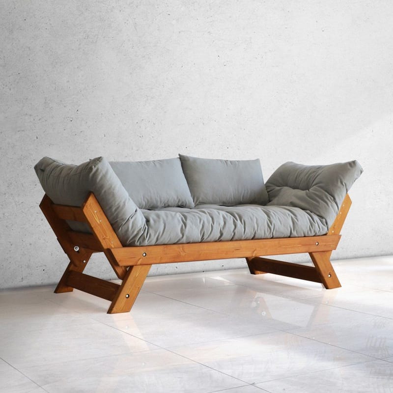 Zylar 2-sits Bäddsoffa - Grå - Möbler - Soffa - Bäddsoffa - 2 sits bäddsoffa