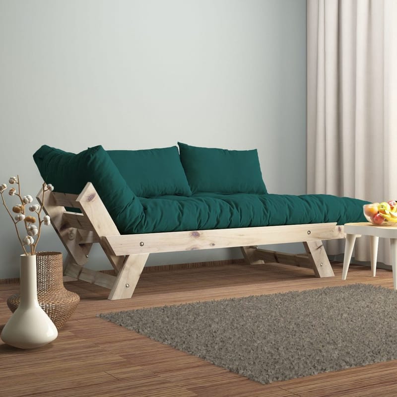 Zylar 2-sits Bäddsoffa - Grön/Natur - Möbler - Soffa - Bäddsoffa - 2 sits bäddsoffa