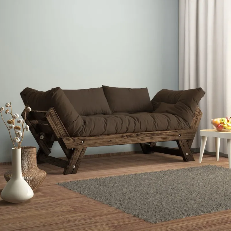 Zylar 2-sits Bäddsoffa - Mörkbrun - Möbler - Soffa - Bäddsoffa - 2 sits bäddsoffa