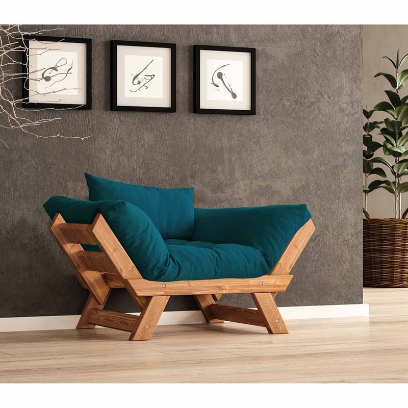 Zylar 2-sits Bäddsoffa, Mörkgrön