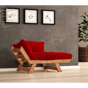 Zylar 2-sits Bäddsoffa - Röd - Möbler - Soffa - Bäddsoffa - 2 sits bäddsoffa