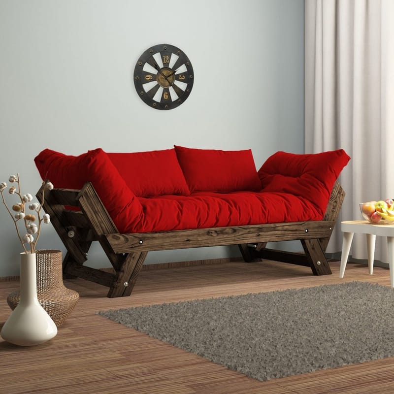 Zylar 2-sits Bäddsoffa - Röd - Möbler - Soffa - Bäddsoffa - 2 sits bäddsoffa