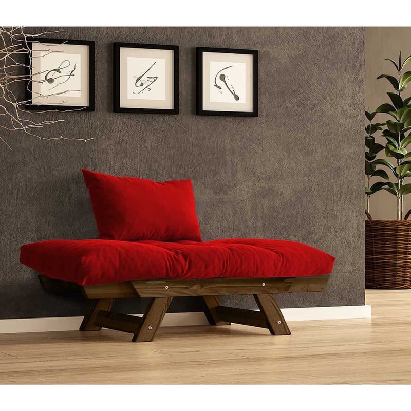 Zylar 2-sits Bäddsoffa - Röd - Möbler - Soffa - Bäddsoffa - 2 sits bäddsoffa