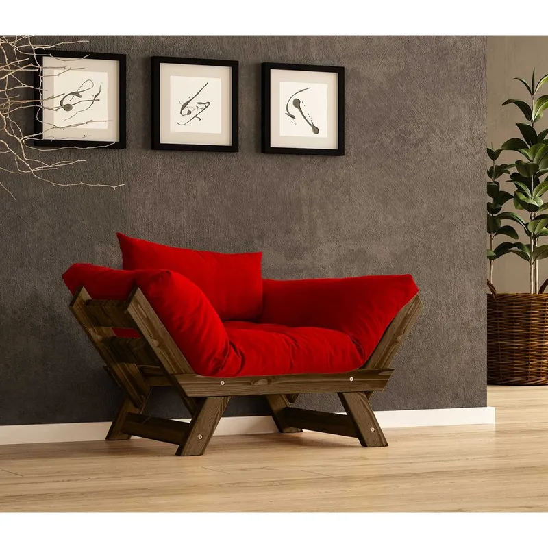 Zylar 2-sits Bäddsoffa - Röd - Möbler - Soffa - Bäddsoffa - 2 sits bäddsoffa