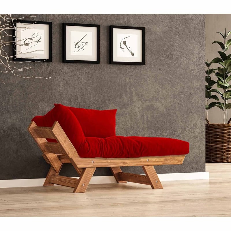 Zylar 2-sits Bäddsoffa - Röd - Möbler - Soffa - Bäddsoffa - 2 sits bäddsoffa