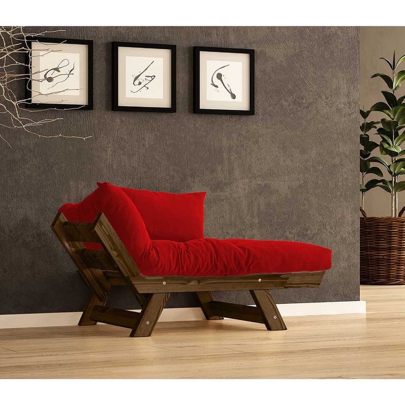 Zylar 2-sits Bäddsoffa - Röd - Möbler - Soffa - Bäddsoffa - 2 sits bäddsoffa