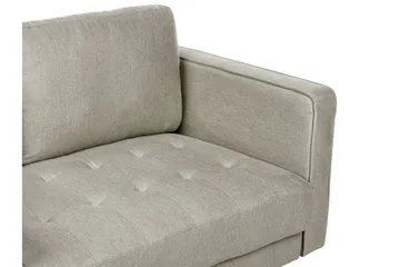 Babur Soffa 2-sits - Taupe/Mörkt trä - Möbler - Soffa - 2 sits soffa