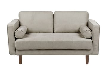 Babur Soffa 2-sits - Taupe/Mörkt trä - Möbler - Soffa - 2 sits soffa