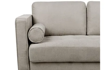 Babur Soffa 2-sits - Taupe/Mörkt trä - Möbler - Soffa - 2 sits soffa