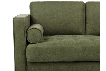 Babur Soffa 3-sits - Grön/Mörkt trä - Möbler - Soffa - 3 sits soffa
