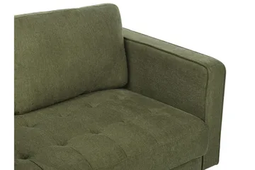 Babur Soffa 3-sits - Grön/Mörkt trä - Möbler - Soffa - 3 sits soffa