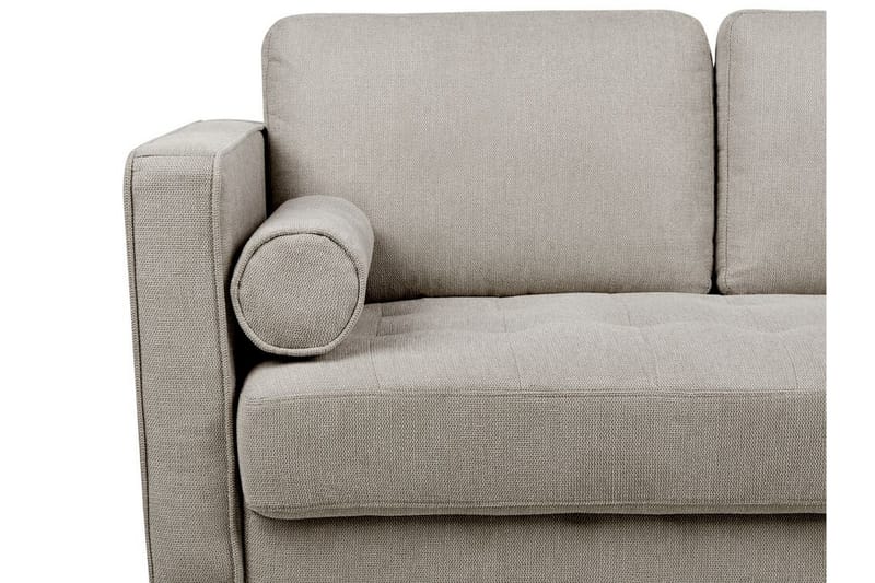 Babur Soffa 3-sits - Taupe/Mörkt trä - Möbler - Soffa - 3 sits soffa