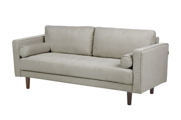 Babur Soffa 3-sits - Taupe/Mörkt trä - Möbler - Soffa - 3 sits soffa